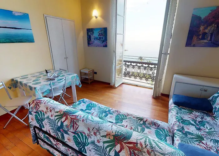 Avec Mezzanine, Face Mer, Wi-fi, Proche - Fr-1-196-289 Apartamento Menton